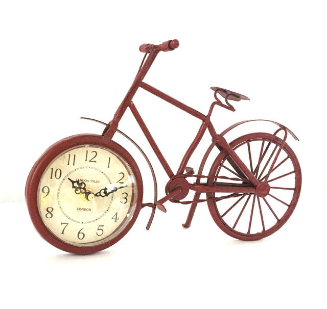 The Light Green Color Bicycle Design Wall Clock Good Price 