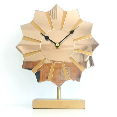 Medal Shaped Household Ornaments Creative Table Clock