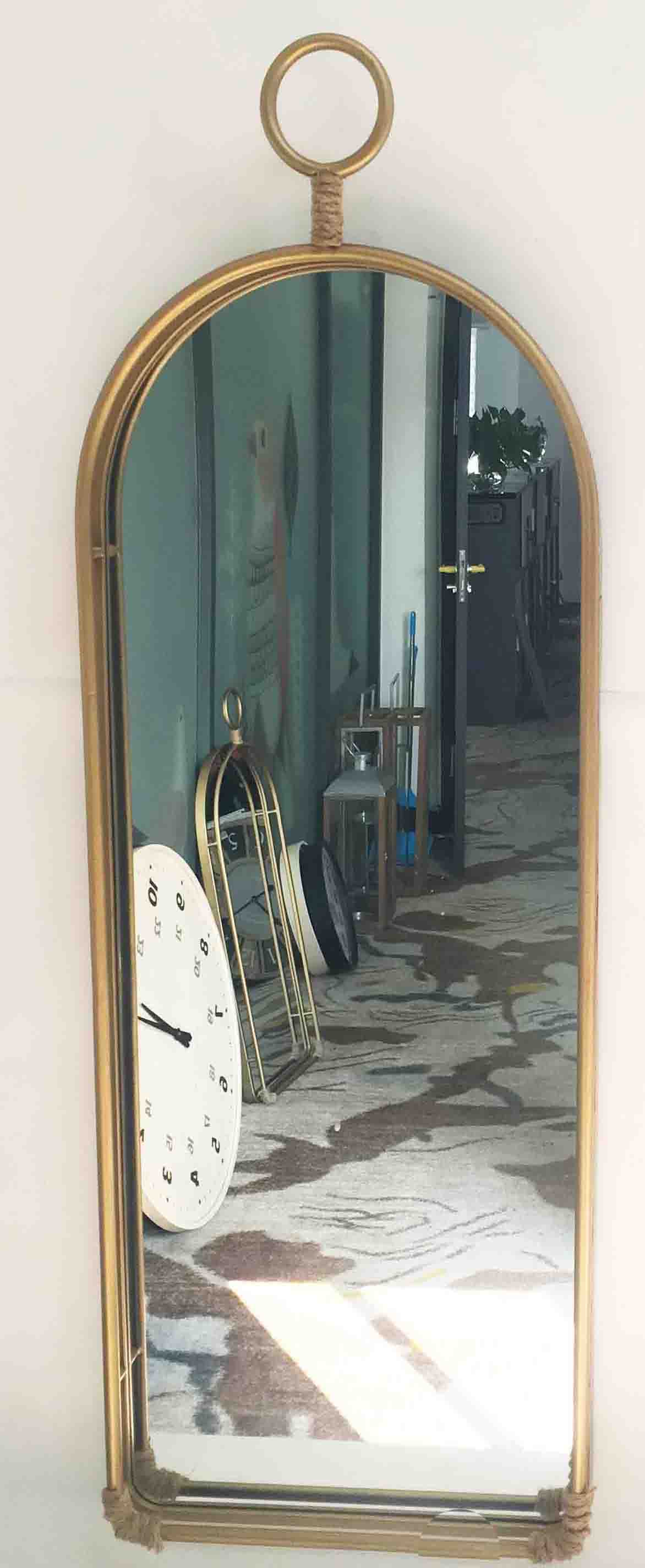 Modern Style Mirror Golden Color Design Bathroom Decorative