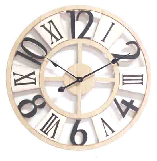 Promotion White Black Combine Together On Words Square Decoration Wall Clock
