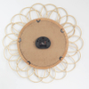 Modern Popular Decorated Wooden Rattan Style Wall Clock