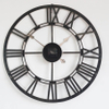 Roman Numberals Metal Wall Clock European Style Iron Simple Creative Decorative Wall Clock