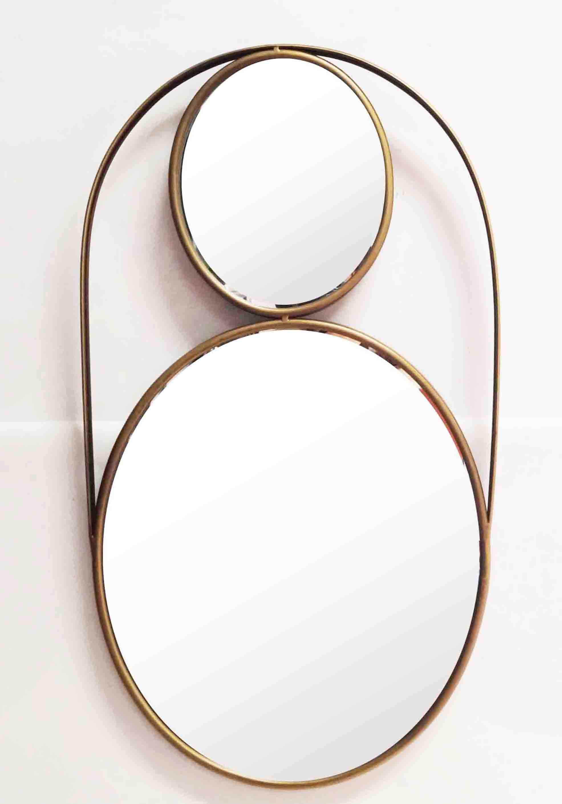Two Different Circular Mirror Decoration 