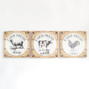 English Animal On Wood Signs For Wall Art Home Decoration