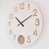 Pendulum Mdf Wall Clock Hot-Selling Modern Simple Decoration Liiving Room Wall Clock